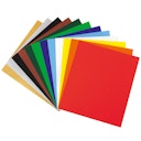 Vorschaubild Buntpapier gummiert 12 farbig - 14 x 20cm