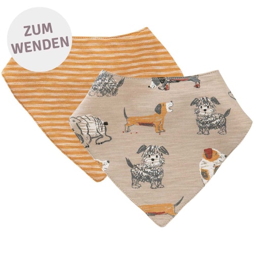 Wende Dreiecktuch Hunde sand