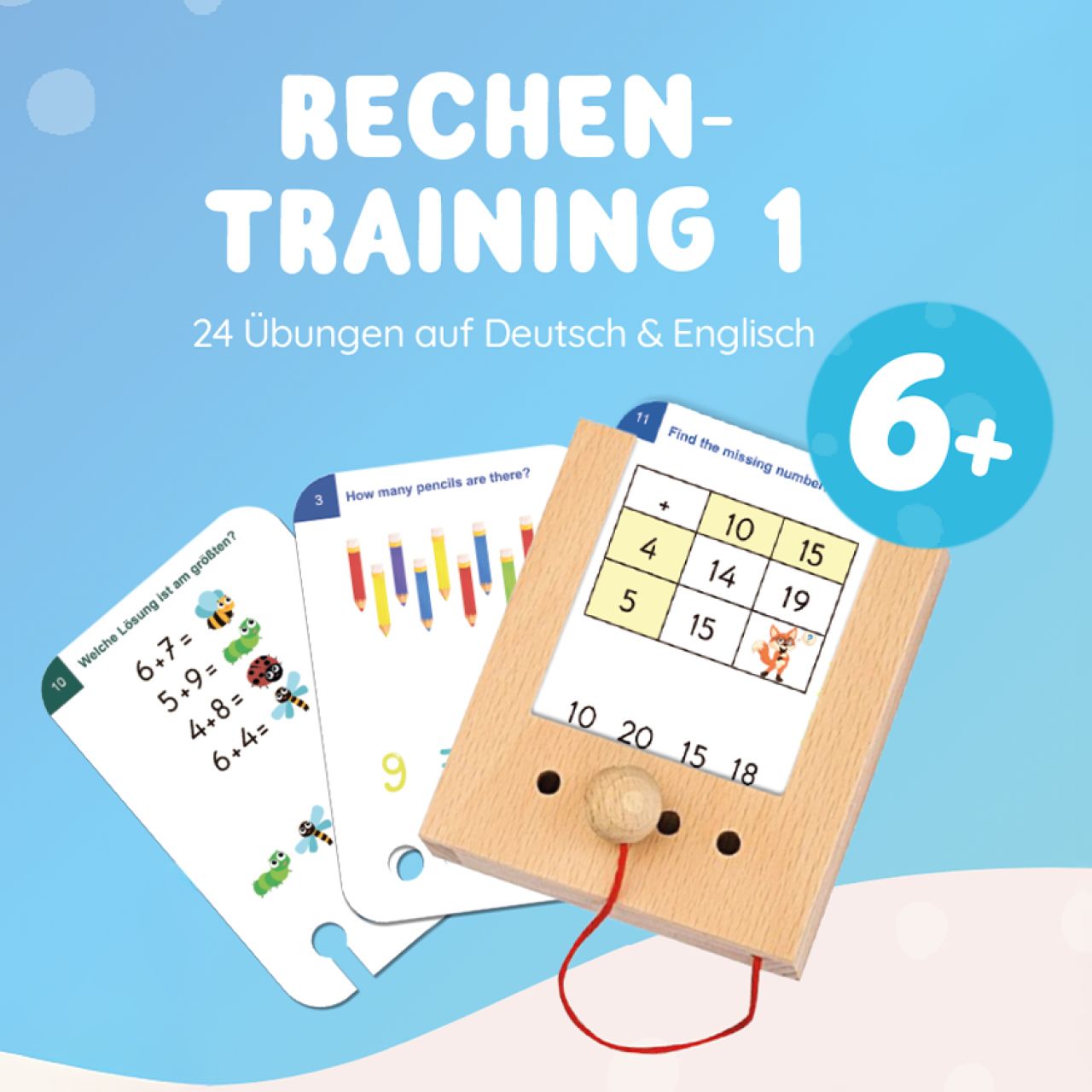 Rechentraining 1 ab 6 J. Kartensatz (ohne Lochkasten)