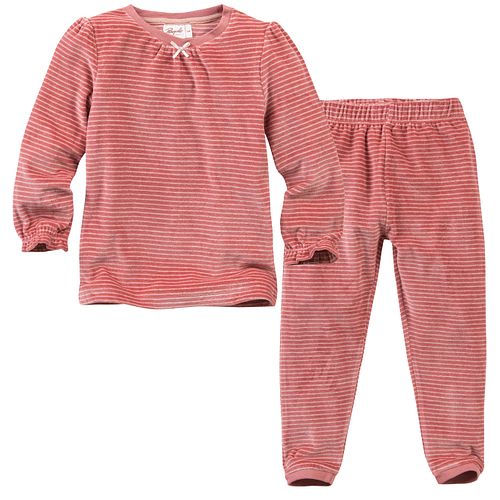 Schlafanzug People Wear Organic Nicki langarm Motiv