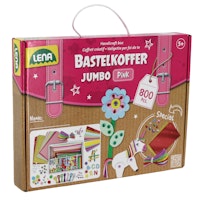 Bastelkoffer groß pink 800 Teile ab 5 Jahren