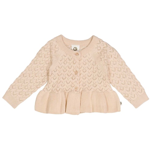 Leichte Strickjacke Schößchen