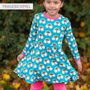 Vorschaubild Langarm Flatterkleid Weihnachtself