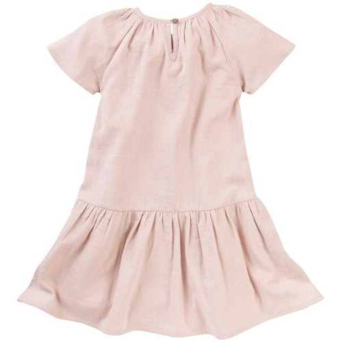Leichtes Musselin Kleid kurzarm