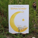 Vorschaubild Nachhaltige Glückwunschkarte Mond zur Geburt