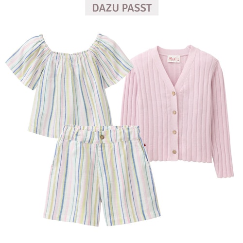 Gewebte kurzarm Bluse