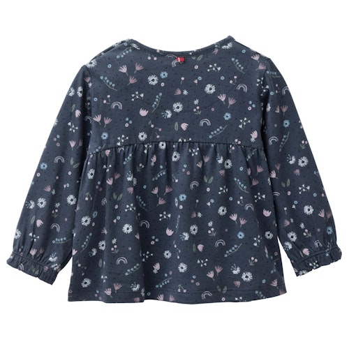 Edles Langarmshirt Herbstblüten