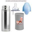 Vorschaubild Pura kiki Babyflasche mitwachsend ab 3 Monate aqua-blau