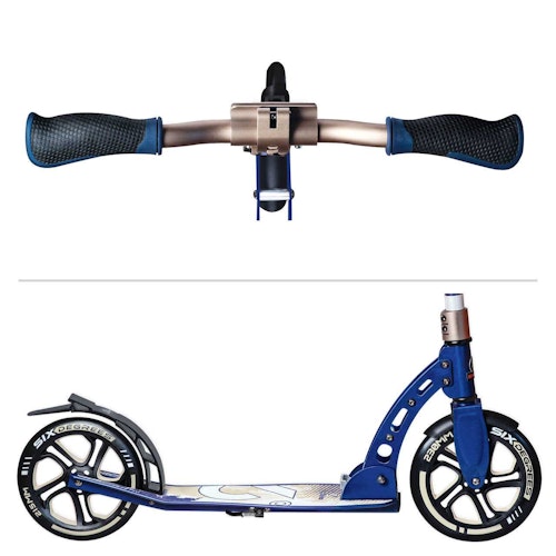Alu Scooter Creme bis 100kg 6-99 Jahre 215/230mm-Räder