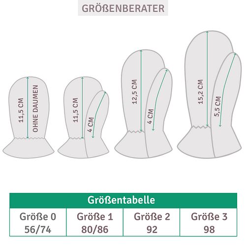 Handschuhe Pure Pure Fleece Schurwolle Uni
