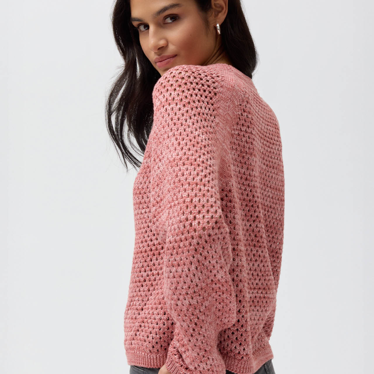 Weicher leichter Damen Sommerstrick Pullover