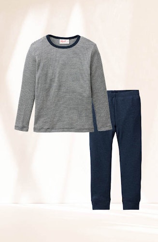 Langarmshirt Wolle Seide