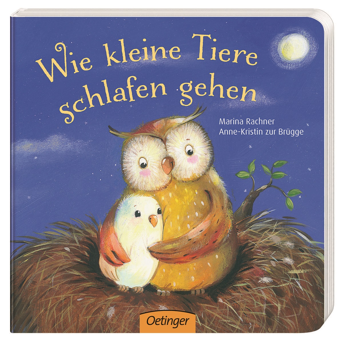 Wie kleine Tiere schlafen gehen