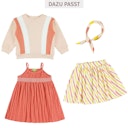 Vorschaubild Sommer Kleid Musselin Spaghettiträger