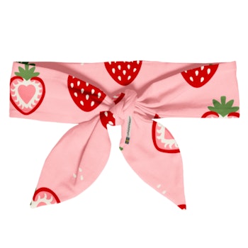 Schickes Haarband Erdbeeren rosa