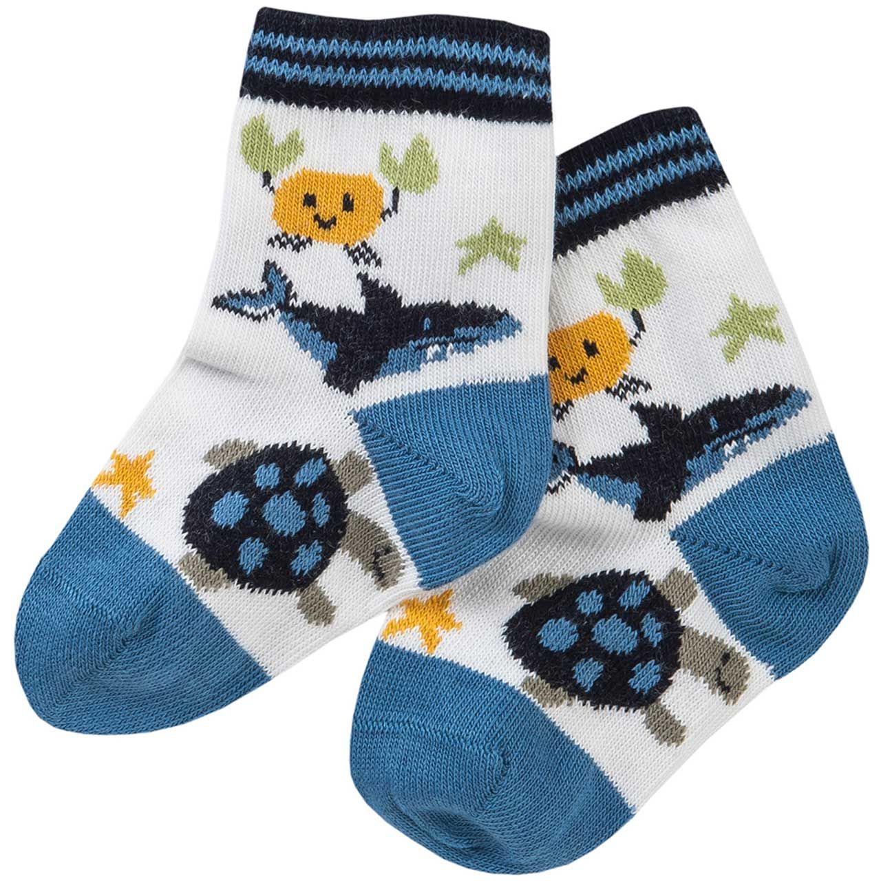 Socken People Wear Organic Strick Motiv