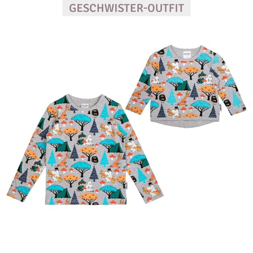 Langarmshirt Mumin-Motive
