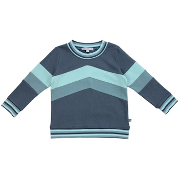 Pullover Block-Design dunkelblau-jeans