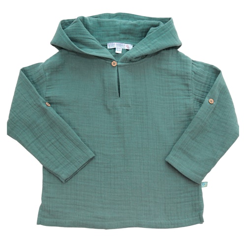 Musselin Hoodie marine
