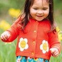 Vorschaubild Strickjacke Gänseblümchen