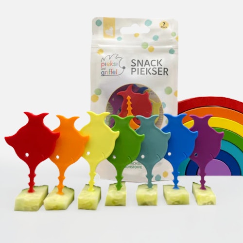 Fishtastic Seven 7 er Set Piekser für Snacks