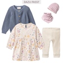 Vorschaubild Edle Strickjacke Musterstrick dunkelblau