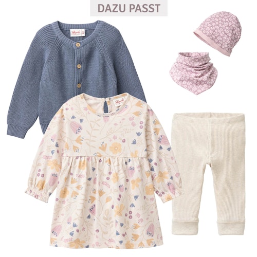 Edle Strickjacke Musterstrick dunkelblau