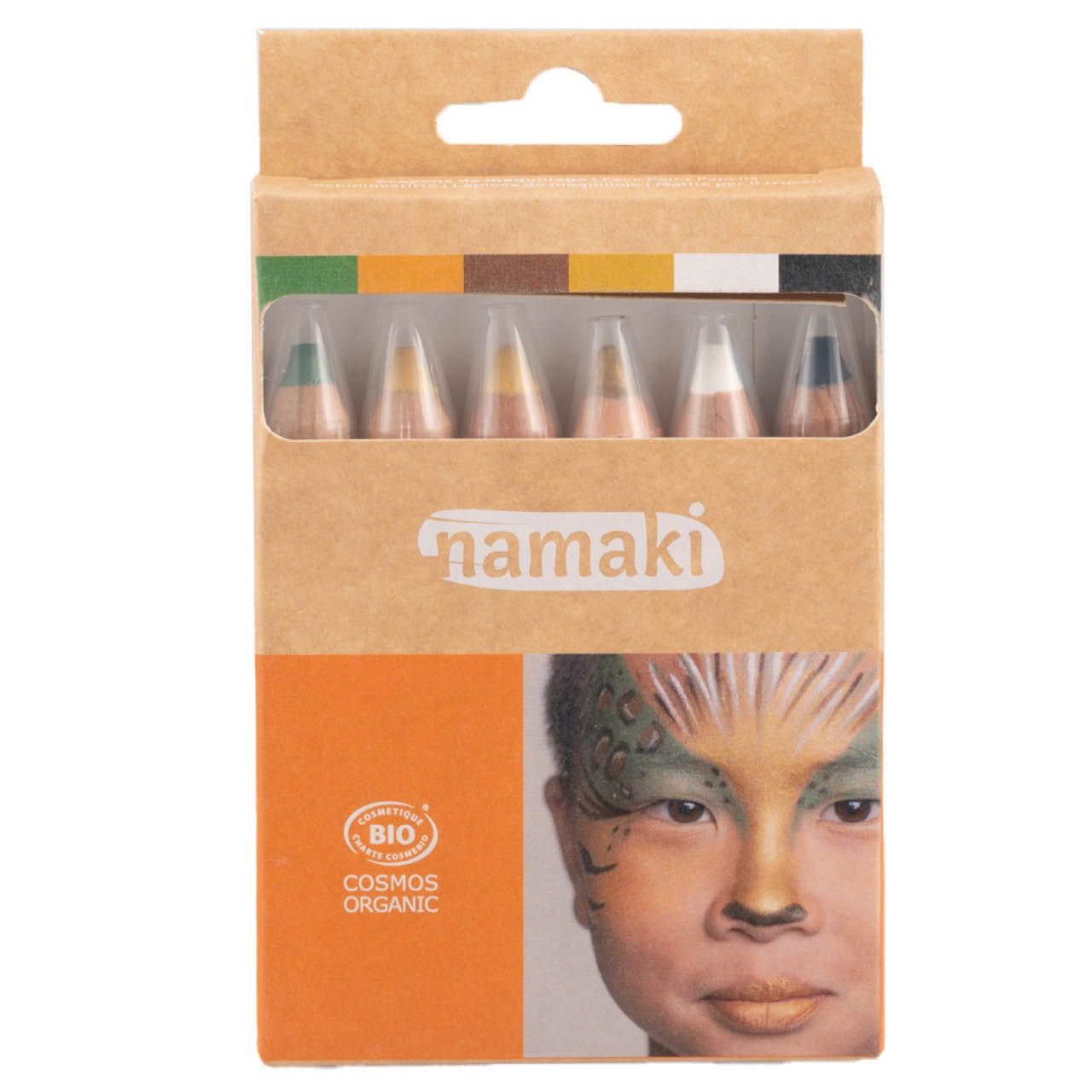 Kinder Schminkstifte Wilde Tiere – 6 Farben