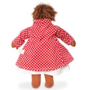 Vorschaubild Nanchen Puppenkleidung Tupfenmäntelchen, 38 cm Stoffpuppe