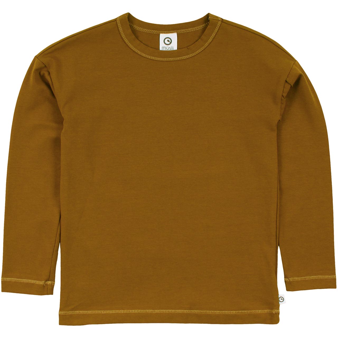 Hochwertiges Langarmshirt uni