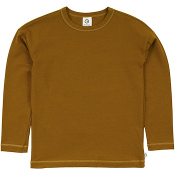 Dehnbares Langarmshirt uni indigo