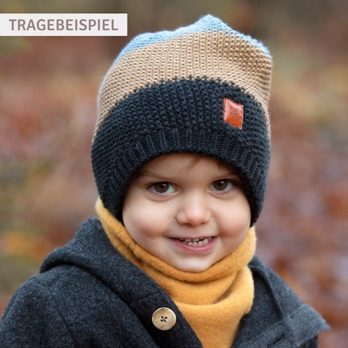 Wintermütze- und Übergangszeit gestrickt