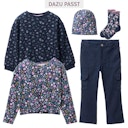 Vorschaubild Langarmshirt Bindedetail Blümchen