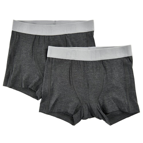 Boxershorts Doppelpack uni aus super weicher Bambus-Viskose