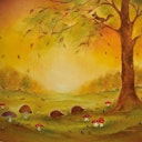 Vorschaubild Silhouette Baukje Exler - Herbstblätter