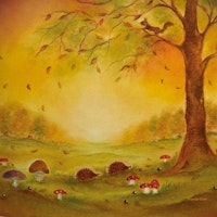 Silhouette Baukje Exler - Herbstblätter