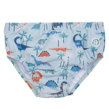 Schwimmwindel Dinos hellblau