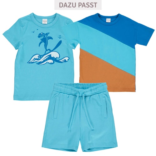 Weite Jersey Shorts uni