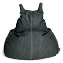 Vorschaubild Kinder Sitzsack 90 x 100 x 80 cm - anthrazit