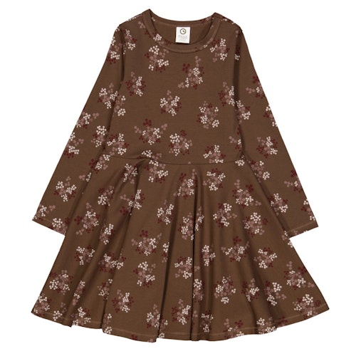 Florales Flatterkleid langarm