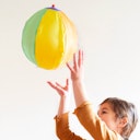 Vorschaubild Regenbogen Luftballonhülle aus Seide
