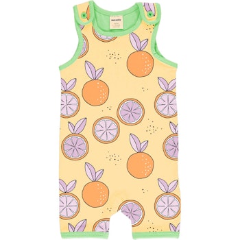 Sommer Strampler Beachbody Orangen gelb
