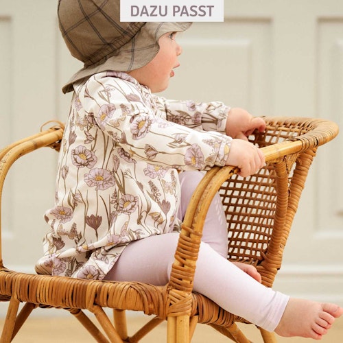 Stufenkleid langarm Blümchen