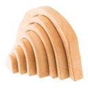 Vorschaubild Holzkrippe aus Massivholz zum Spiel u. Dekorieren 40 x 21 cm