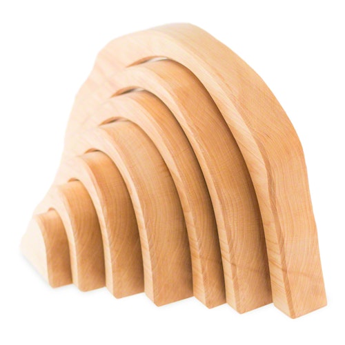 Holzkrippe aus Massivholz zum Spiel u. Dekorieren 40 x 21 cm
