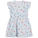 Vorschaubild Sommer Kleid Rüschen Schmetterlinge
