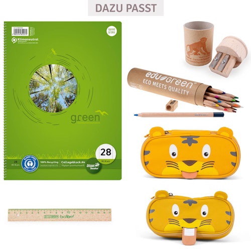 Collegeblock kariert mit Rand – Lineatur 28, DIN A4
