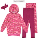Vorschaubild Sportliches Hoodie Sweatkleid Herzen