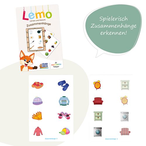 Lemo Kartensatz Zusammenhänge ab 4 J.