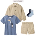 Vorschaubild Robuste Twill Bermuda karamell-braun